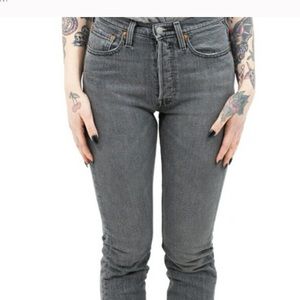 Levi 501 skinny blackcoast size 26 X 30 NWT